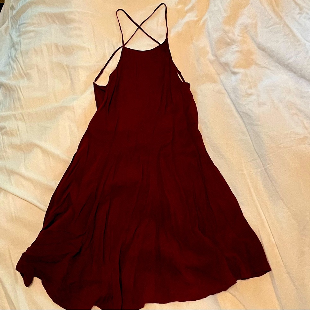 Backless plum Brandy Melville dress